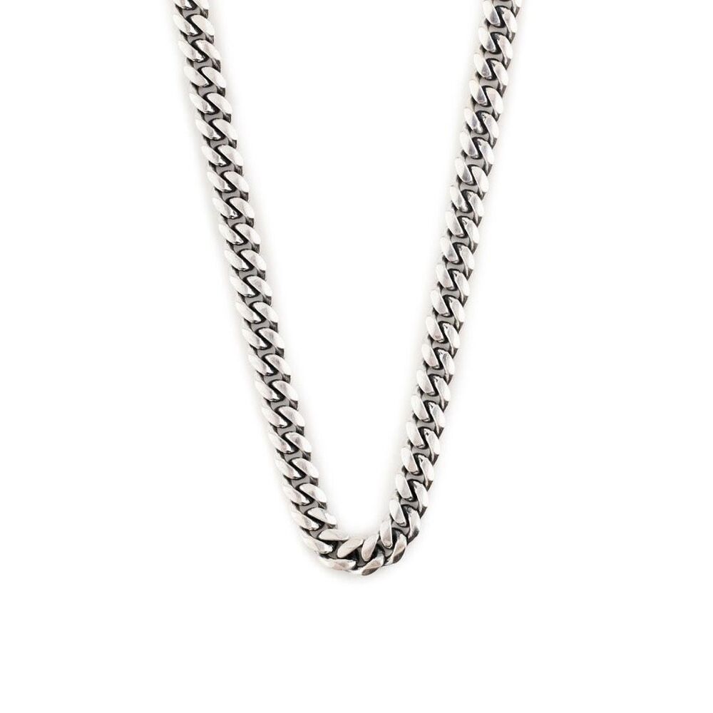 Serge DeNimes Timeless Classic 925 Sterling Silver 18” Curb Chain Necklace
